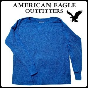 AE blue sweater